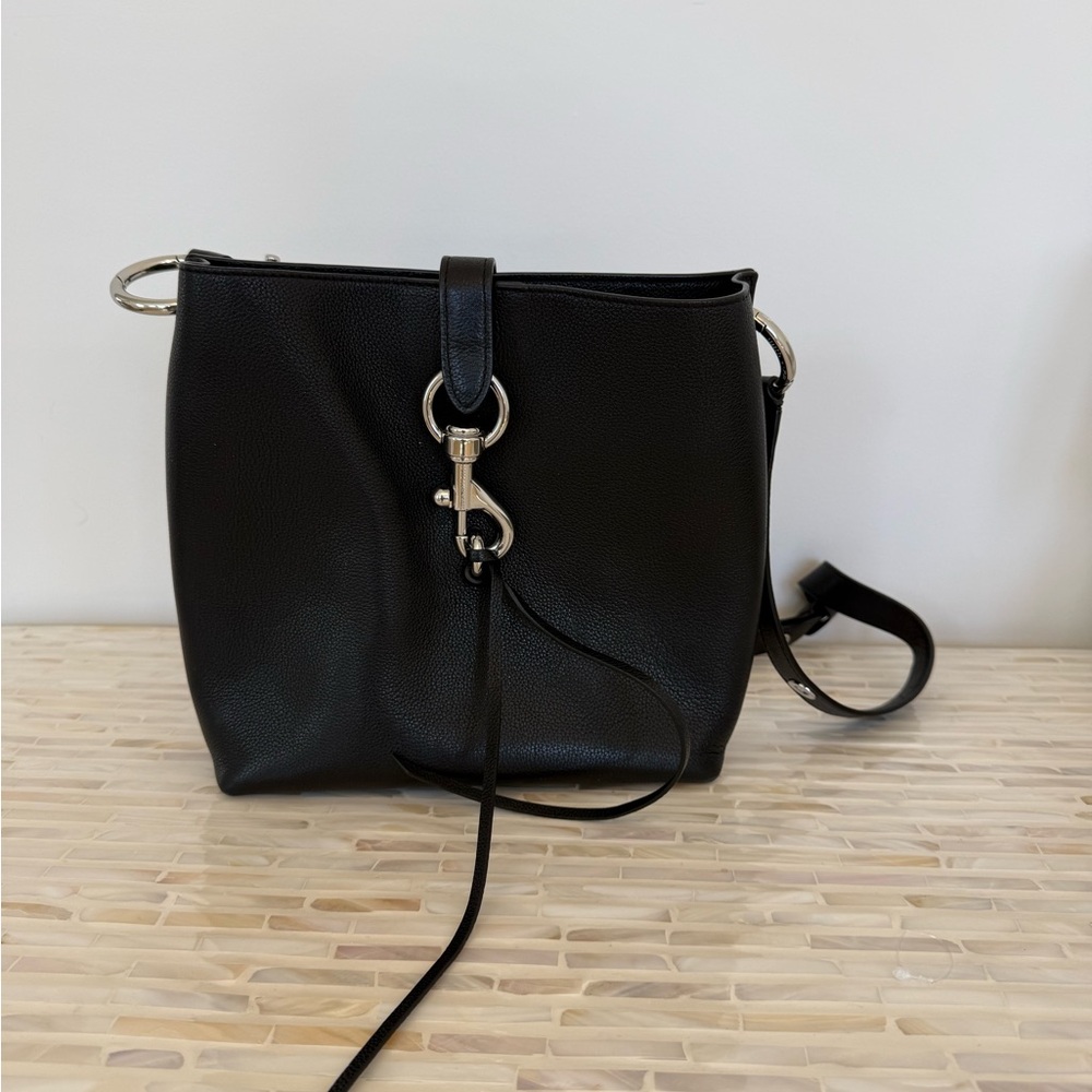 Rebecca Minkoff Megan Leather Crossbody Bag with Silver Hardware